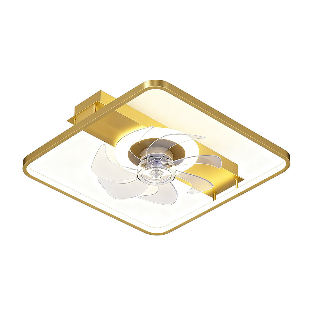 Minimalist Ceiling Fan with Light Ultra-Quiet LED Fan Light