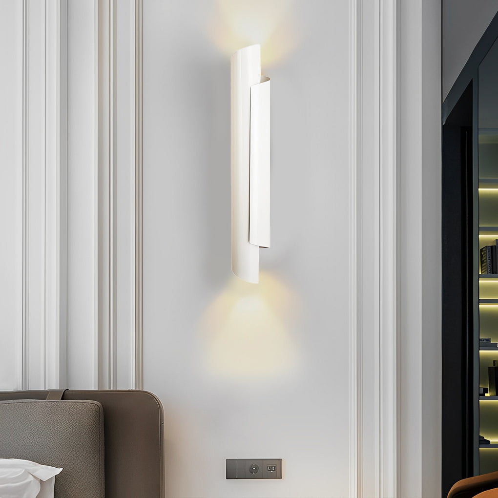 Scroll Wall Sconce Modern Minimalist Metal LED Light