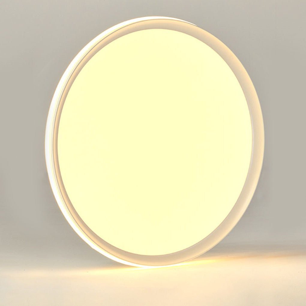 Slim Ceiling Light Modern Style Round Aluminum Light