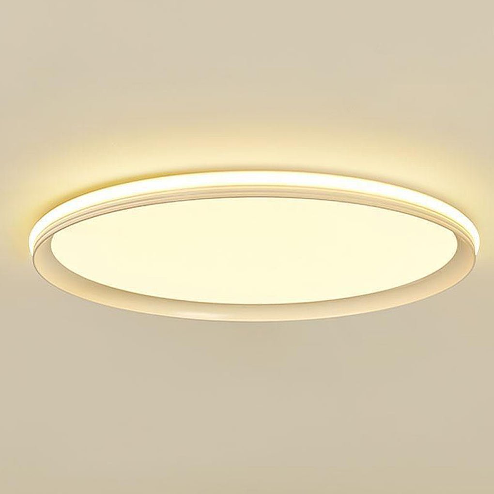 Slim Ceiling Light Modern Style Round Aluminum Light