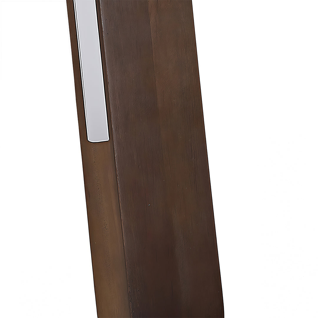 Japanese Wall Light for Bedside Aluminum Wood LED Lamp