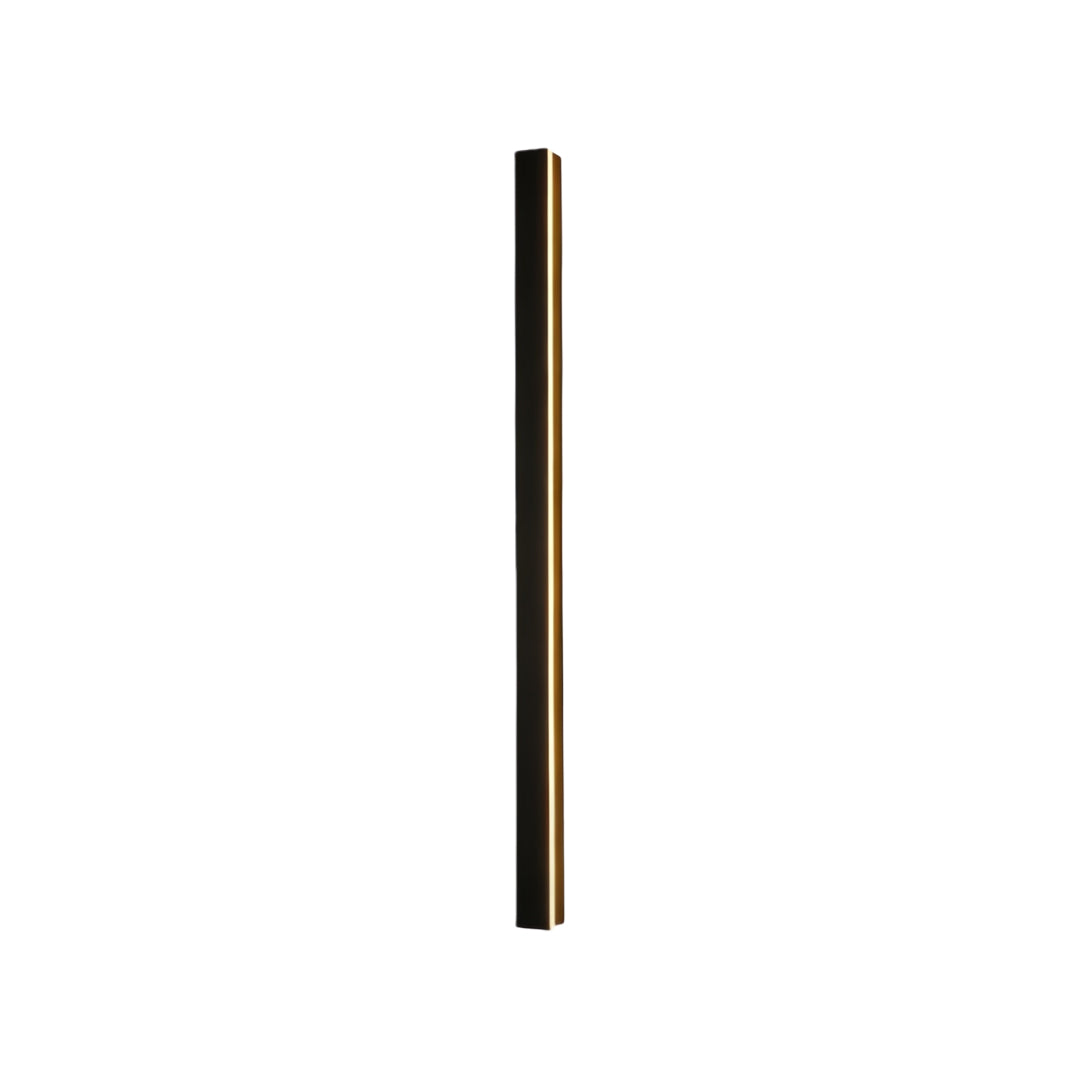 Long Black Outdoor Lights Modern LED Linear Wall Light