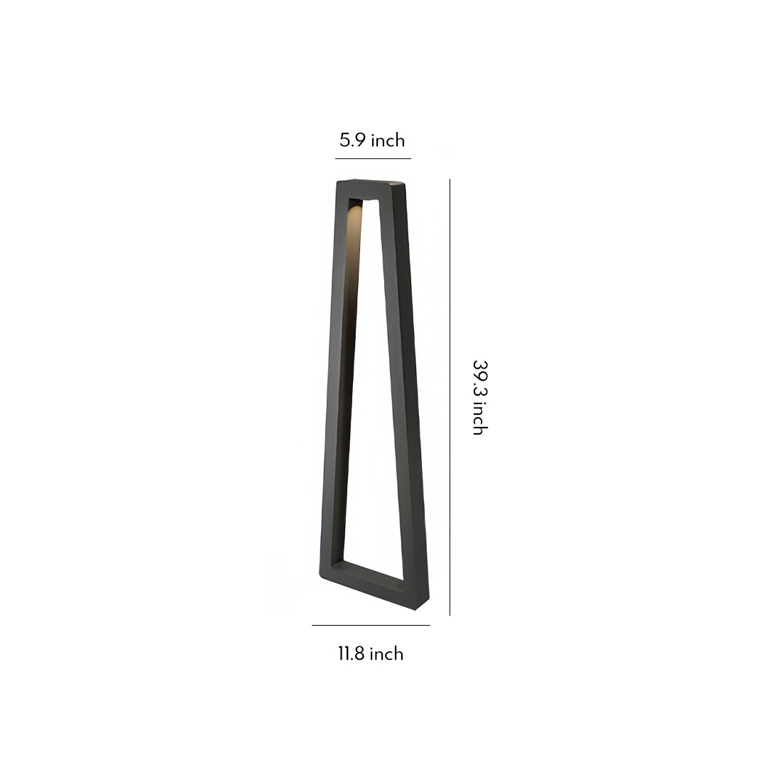 Outdoor Lighting for Landscaping Waterproof Black Lamp
