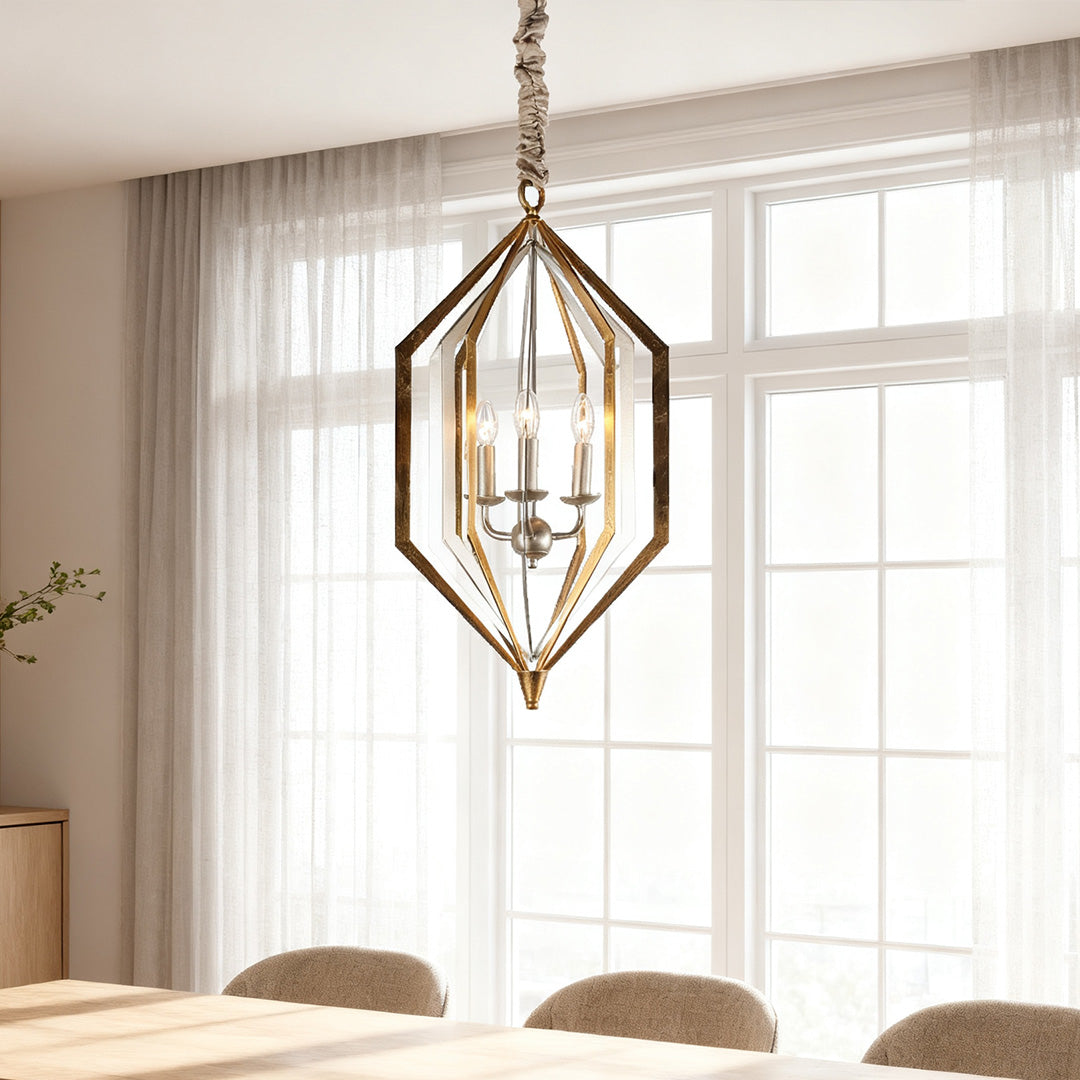 Brown Pendant Lights Rustic with an Open Frame Charming Ceiling Light
