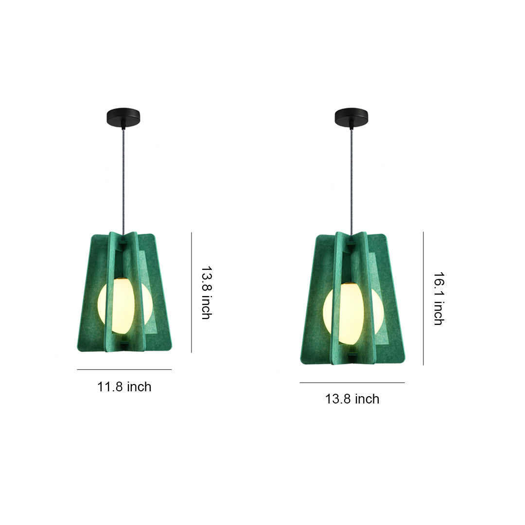 Fun Pendant Lights Geometric Creative Felt Ceiling Light