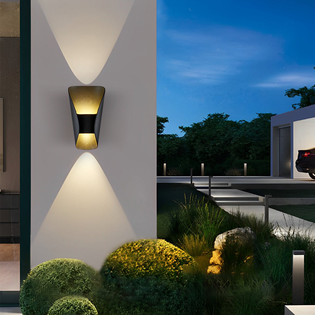 Small up down Wall Lights Simple Outdoor Waterproof Light