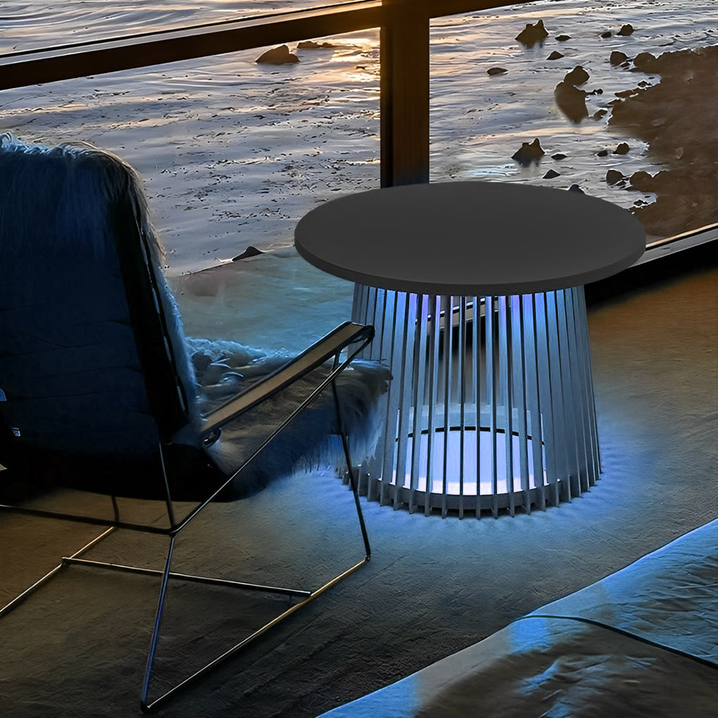 Solar Coffee Table Waterproof Iron Cage Solar Outdoor Lamp