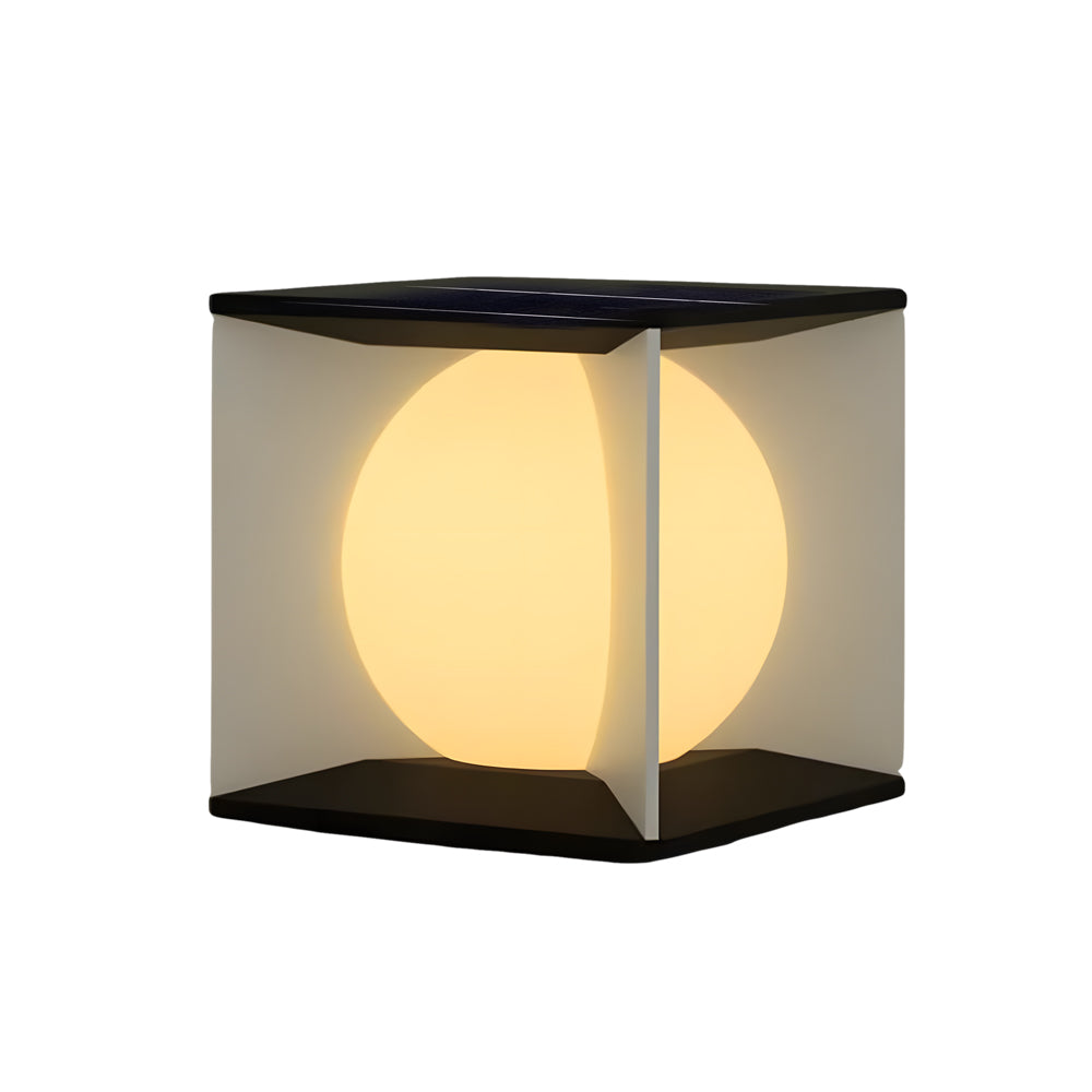 Square Stainless Steel Outdoor Waterproof a pillar lights with Acrylic Lampshade