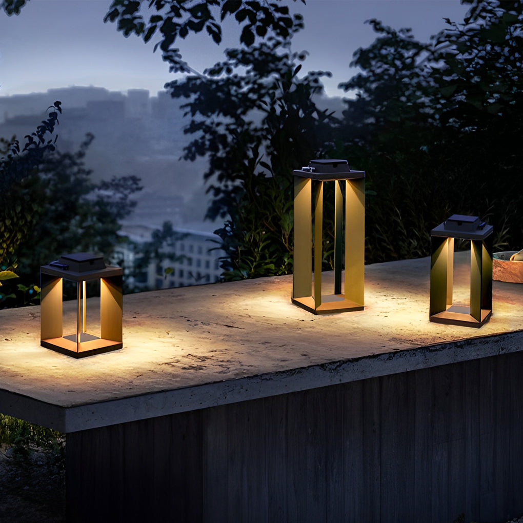 Solar Lantern Portable Modern Creative LED Black Light