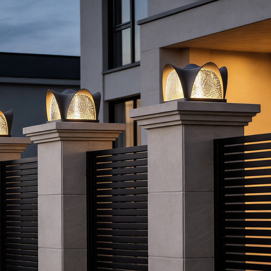 Solar Light Pillar Creative Decorative Waterproof LED Light