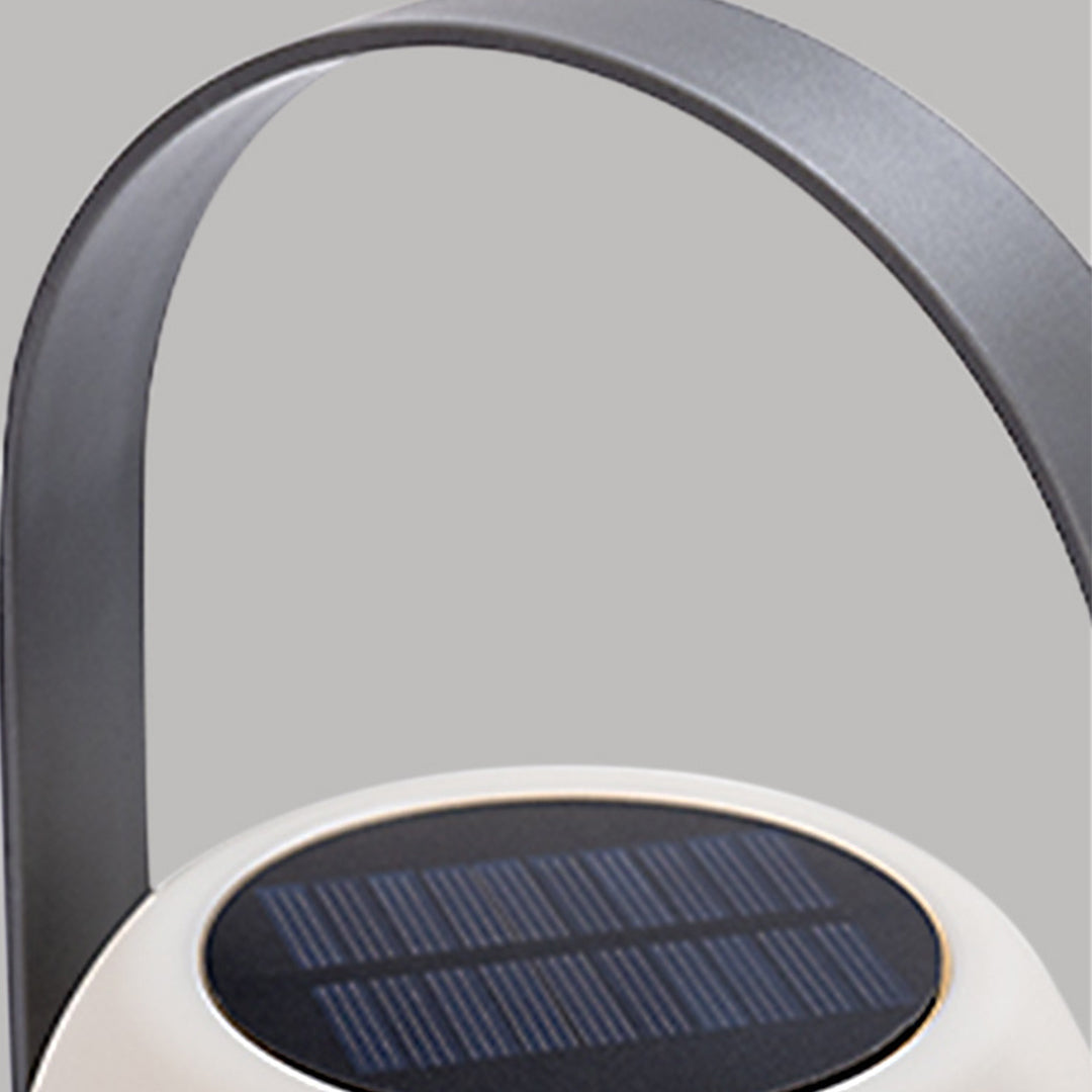 Solar-Powered Handheld Light Waterproof USB Rechargeable Portable
