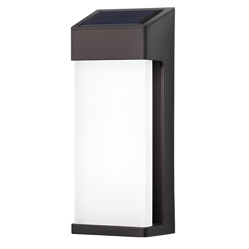 Solar Powered Outdoor Sconces LED Waterproof Metal Lamp