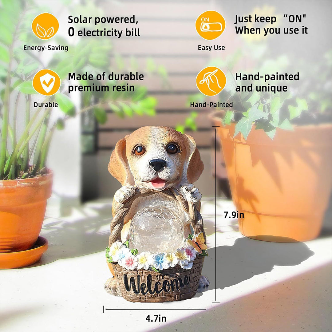 Resin Animal Garden Solar Lights