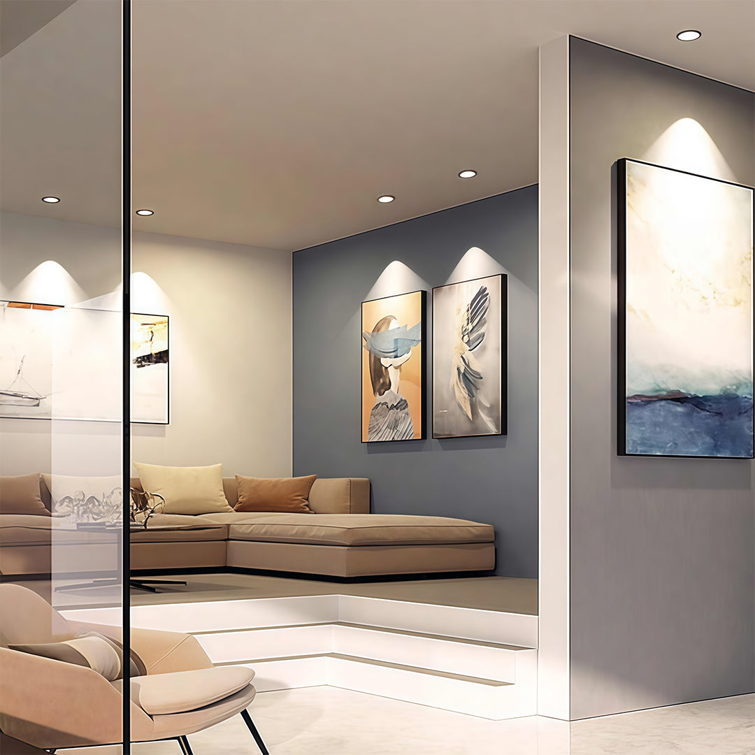 Flush Mount Spotlights Ultra-Thin Anti-Glare Wall Washer Light