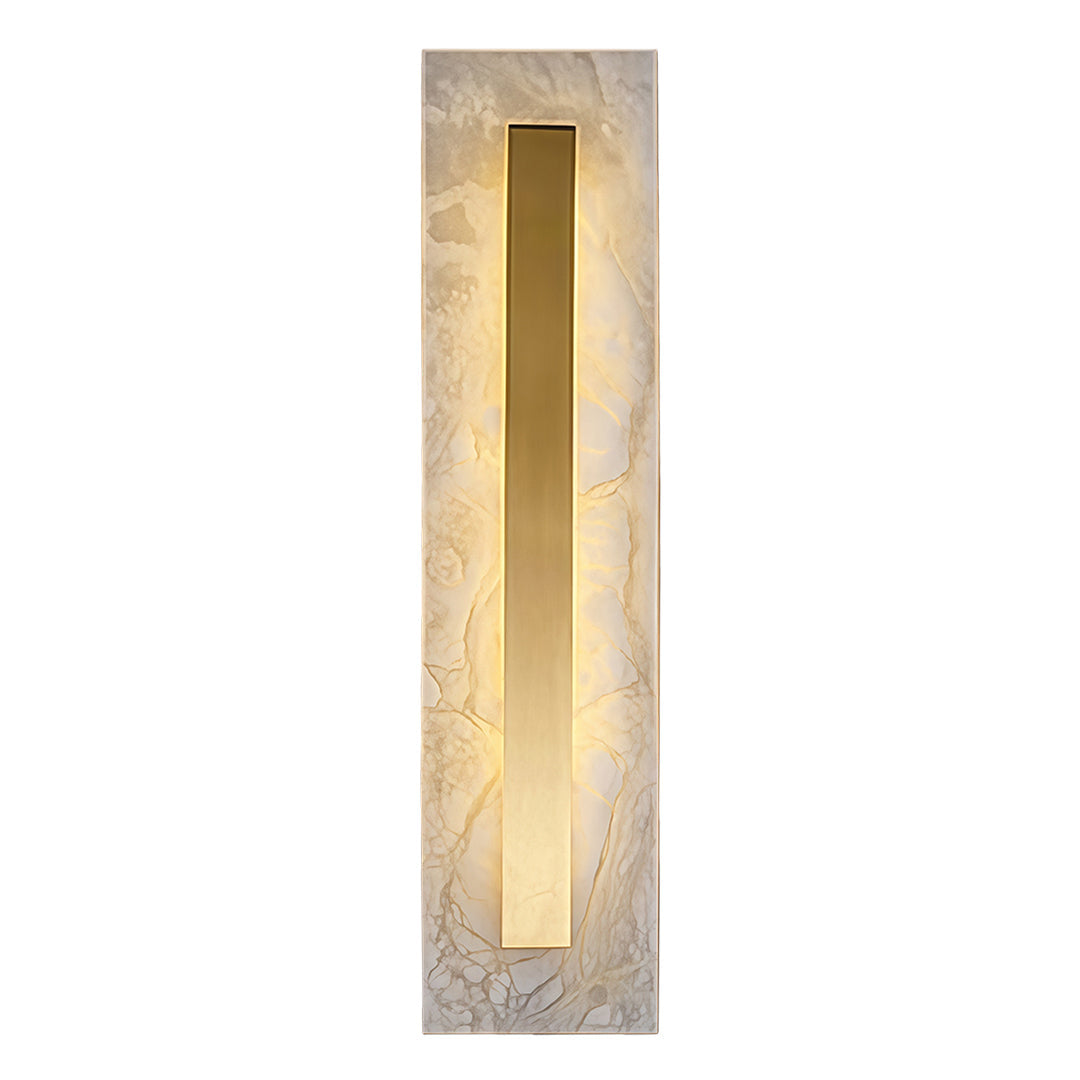 Gold Wall Light Modern Luxury Brass Cloud Stone Light