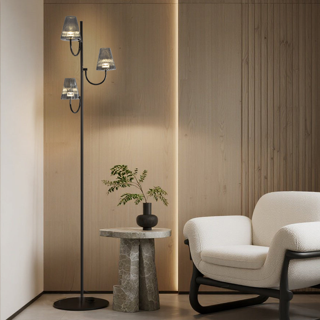 Minimalist Black Contemporary Floor Lamp American Style