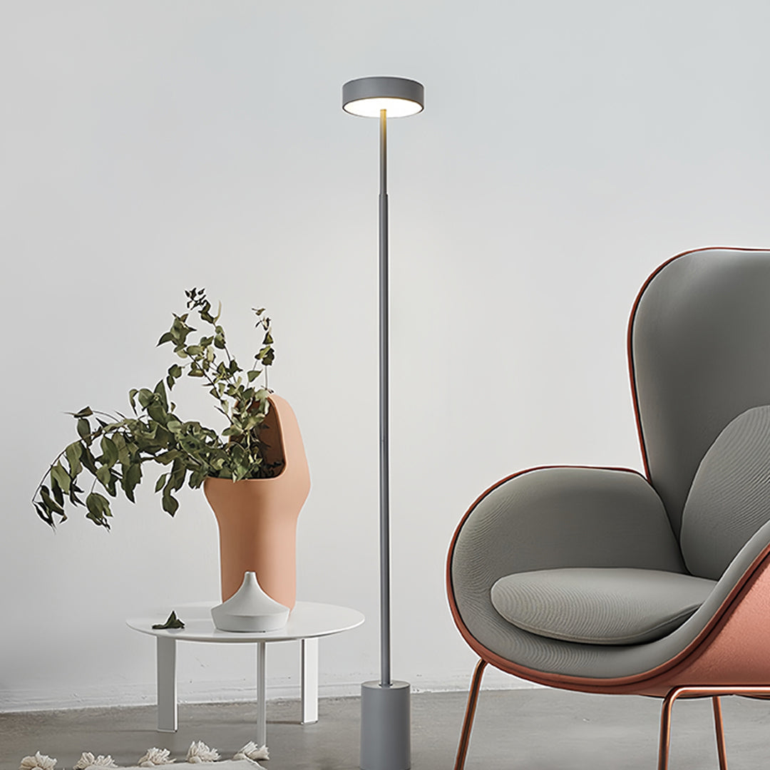 Petite Floor Lamp Modern Dimmable Contemporary Reading Pole Lamps