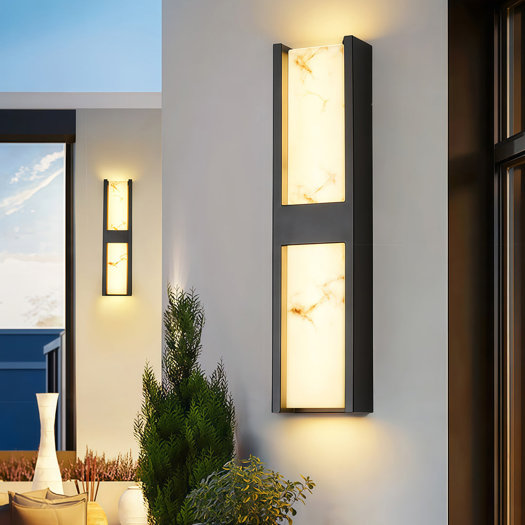LED Wall Sconce Light Fixtures Waterproof Minimalist Square Lamp