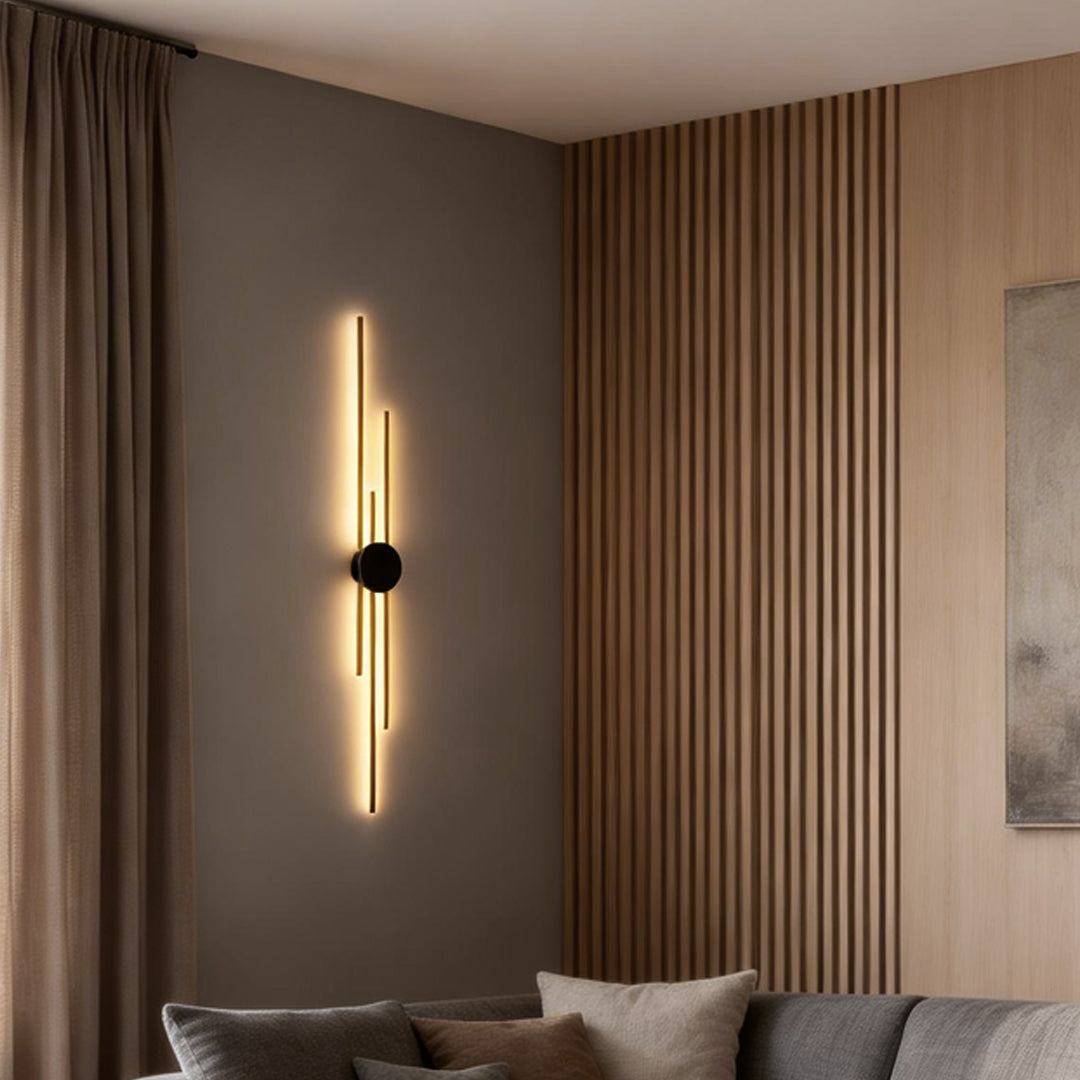Modern Linear Wall Sconce Minimalist LED Integrated Light