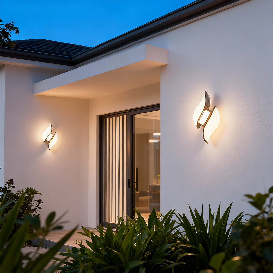 Black Outdoor Wall Sconces Modern Minimalist Waterproof Lamp