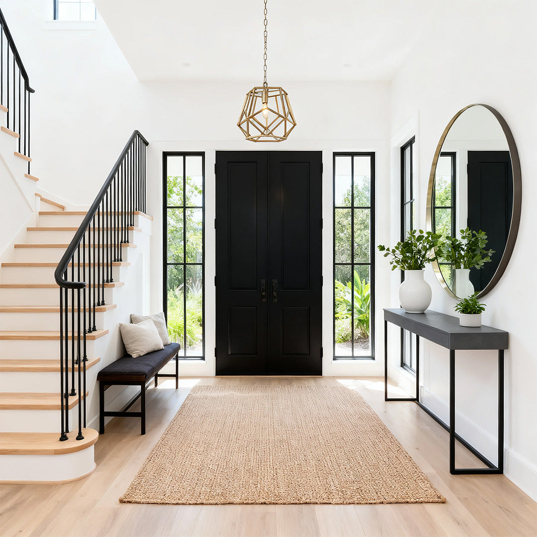 Gold Hanging Pendant Light Single Geometric Ceiling Light