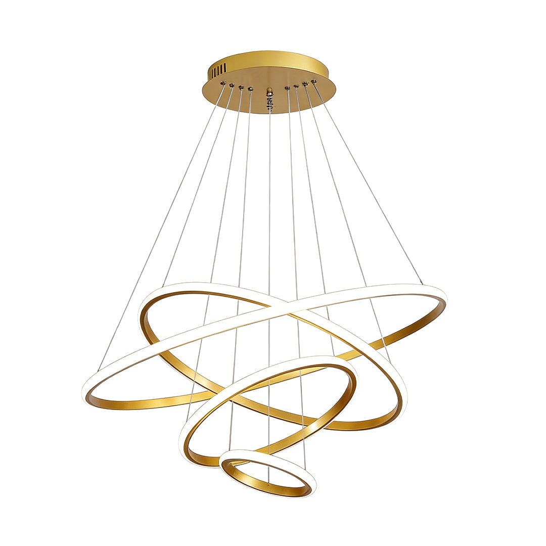 Ring LED Chandelier Modern Unique Metal Ceiling Light