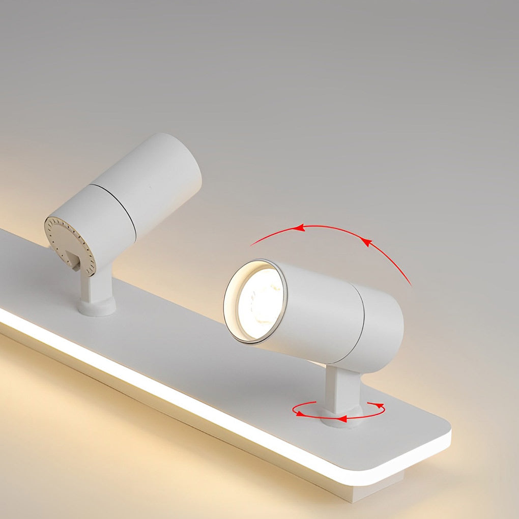 Spotlight Fixture Rectangular Recessed Adjustable Light