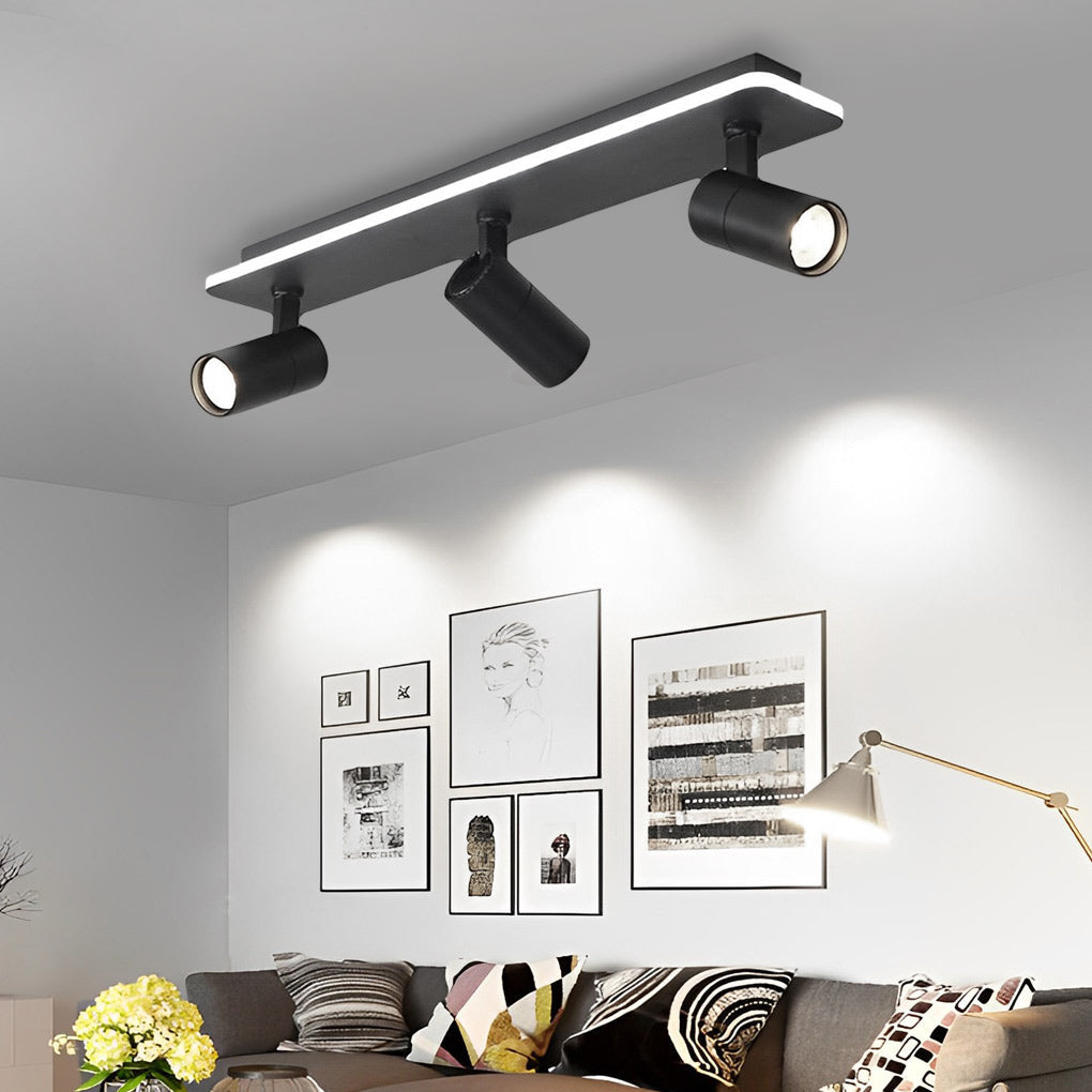 Spotlight Fixture Rectangular Recessed Adjustable Light