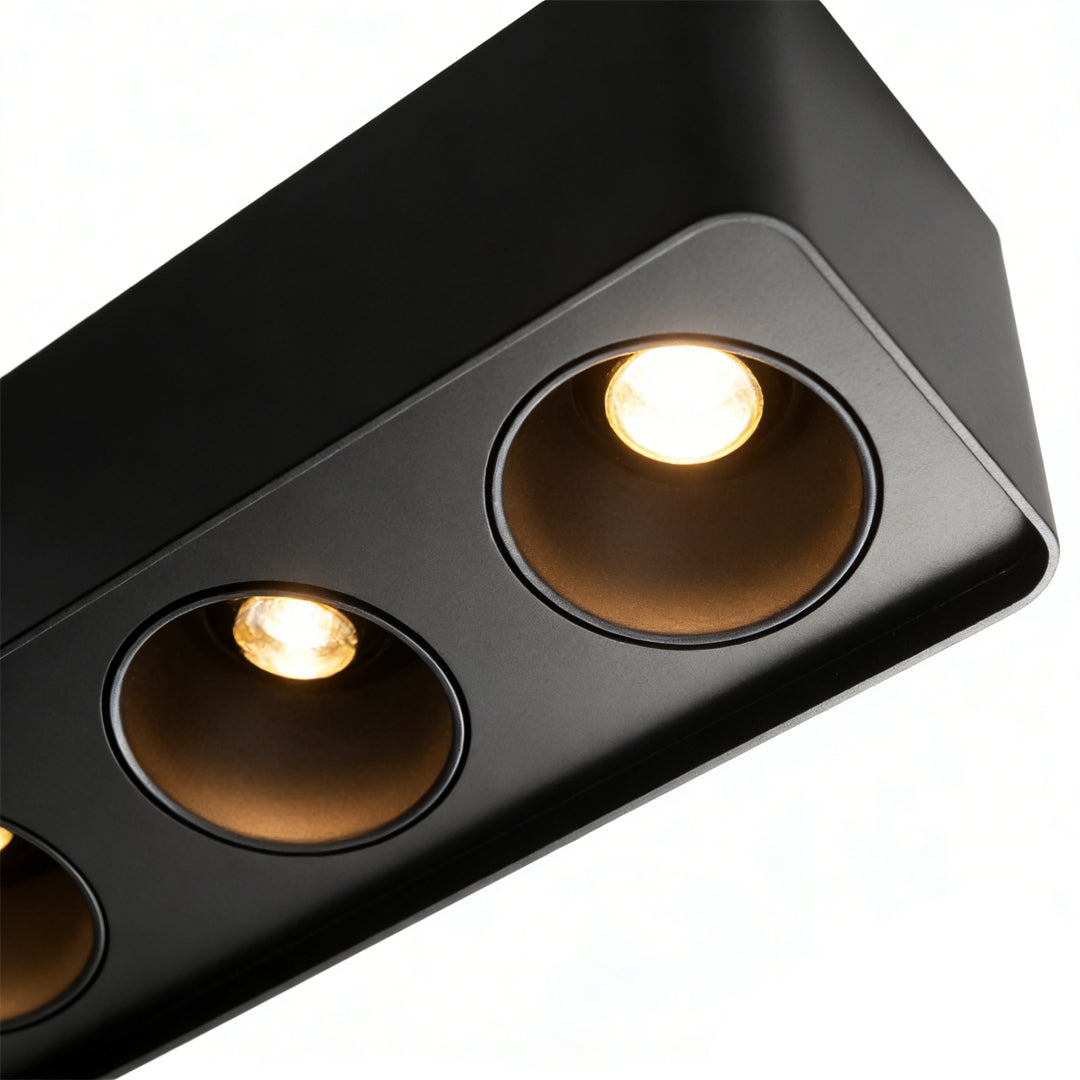 Spotlight LED Square H-Shape LED Recessed Meatl Light