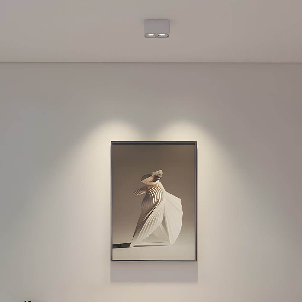 Spotlight LED Square H-Shape LED Recessed Meatl Light