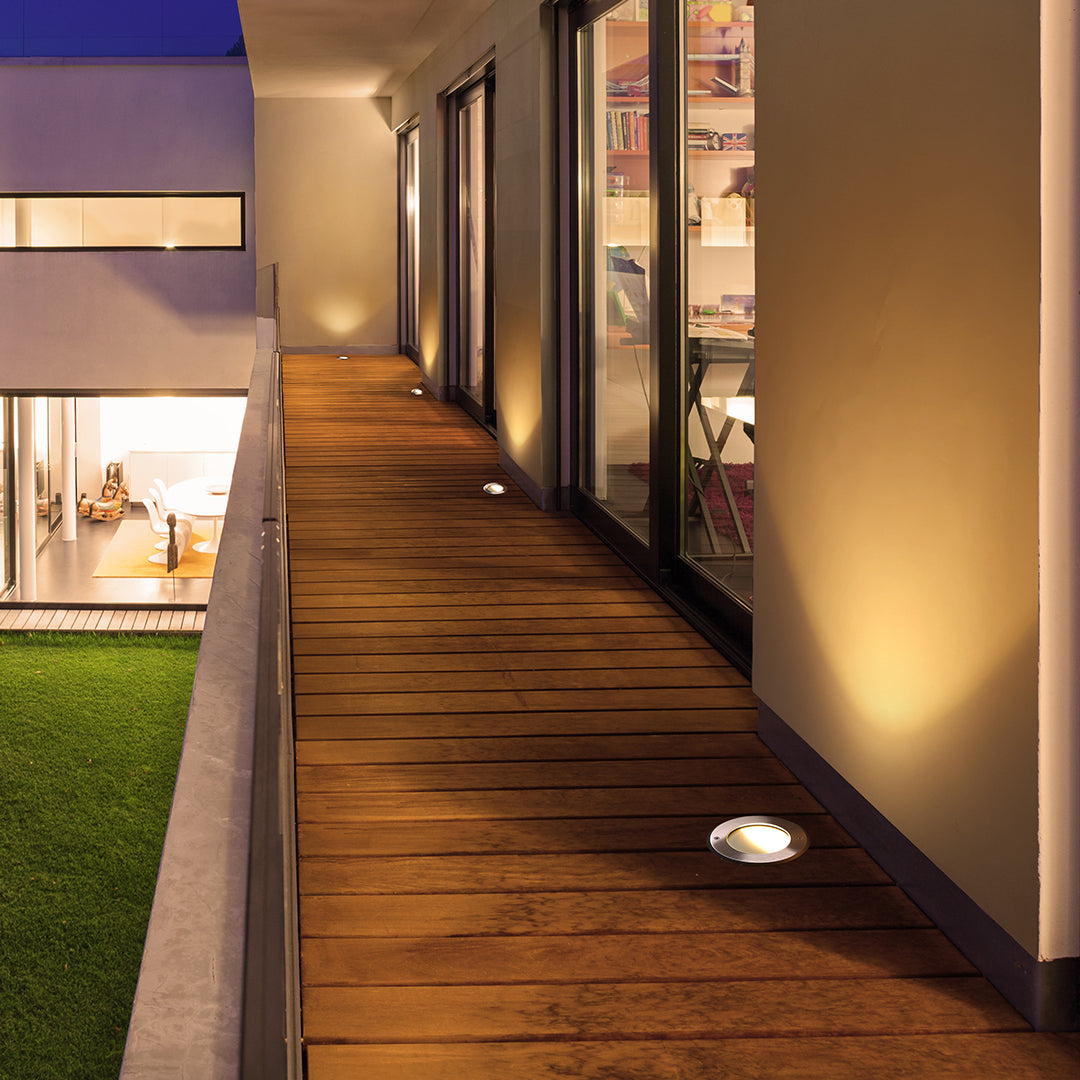 Aluminum LED Outdoor In-ground Lights Modern Style