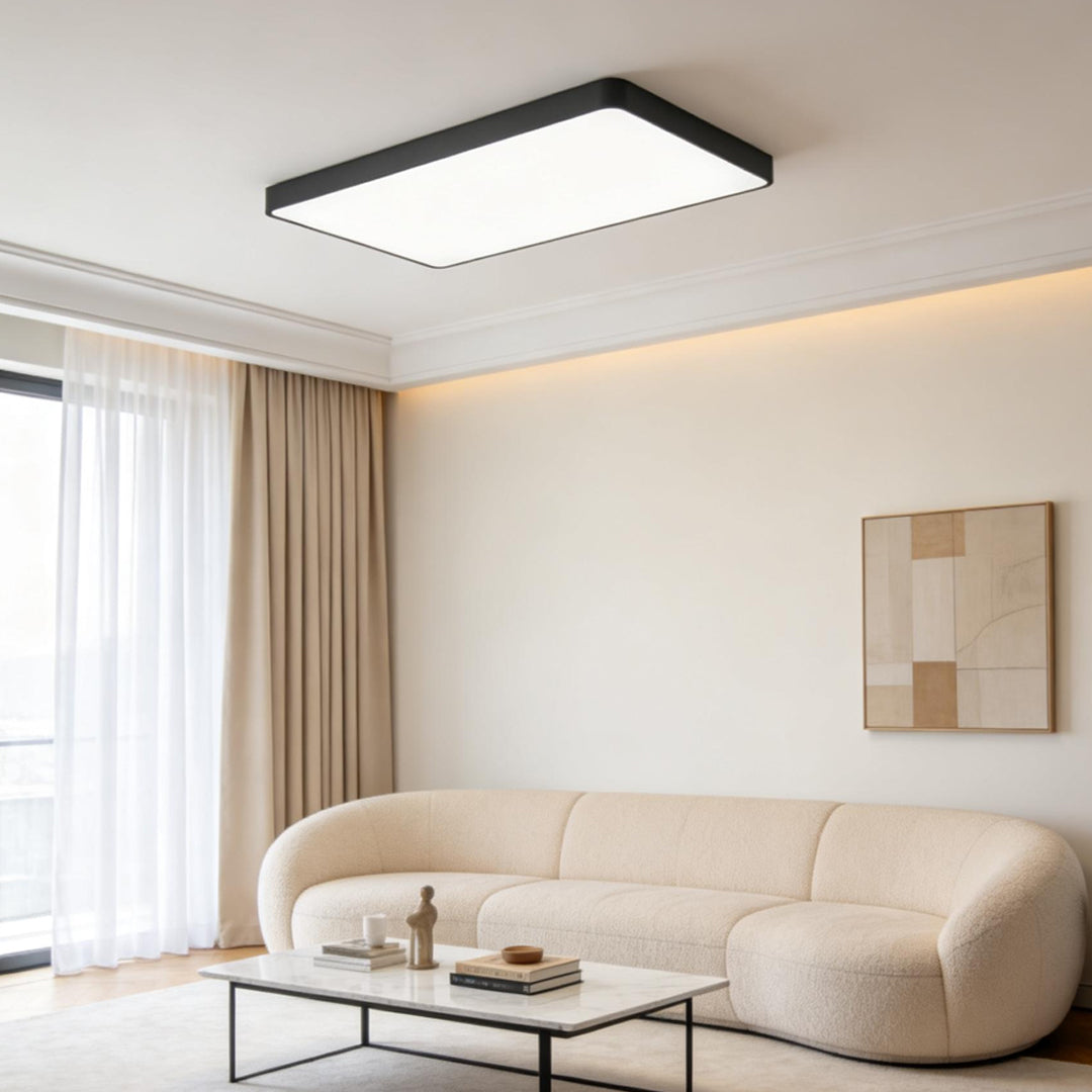 Square Ceiling Light Modern Metal Decorated LED Light