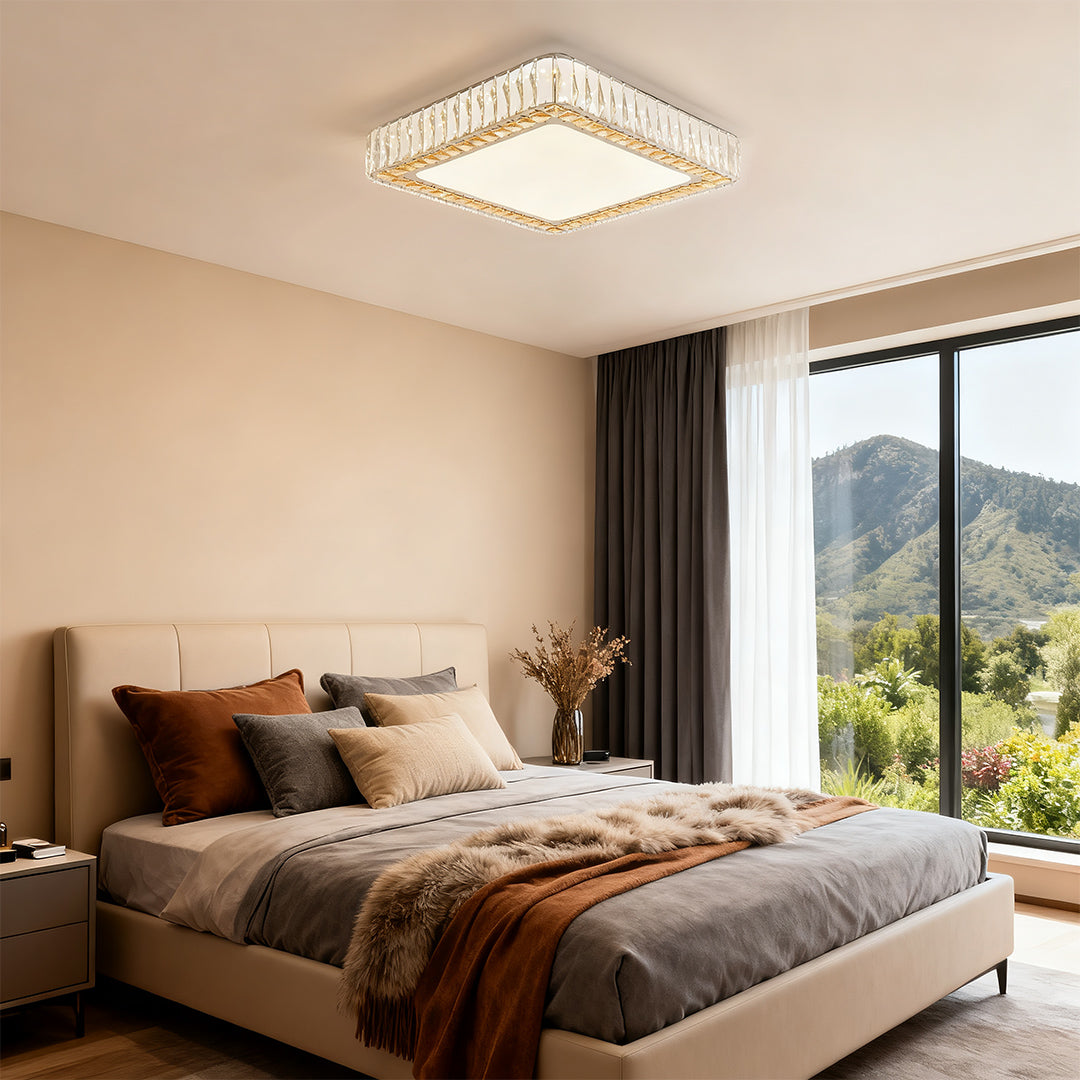 Crystal Ceiling Light Modern Minimalist Luxury Lamp
