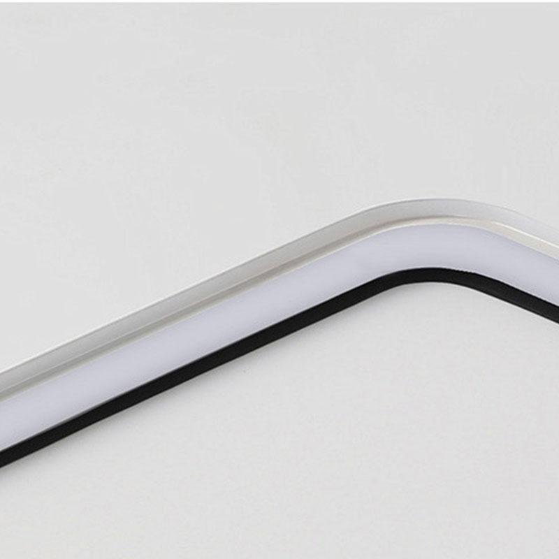 Square Flush Mount Ceiling Light Modern LED Metal Light