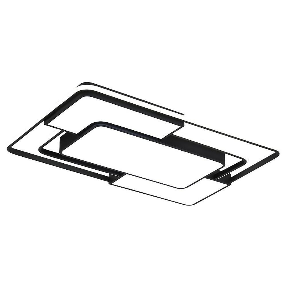 Flush Mount Square Light LED Geometric Overlapping Light