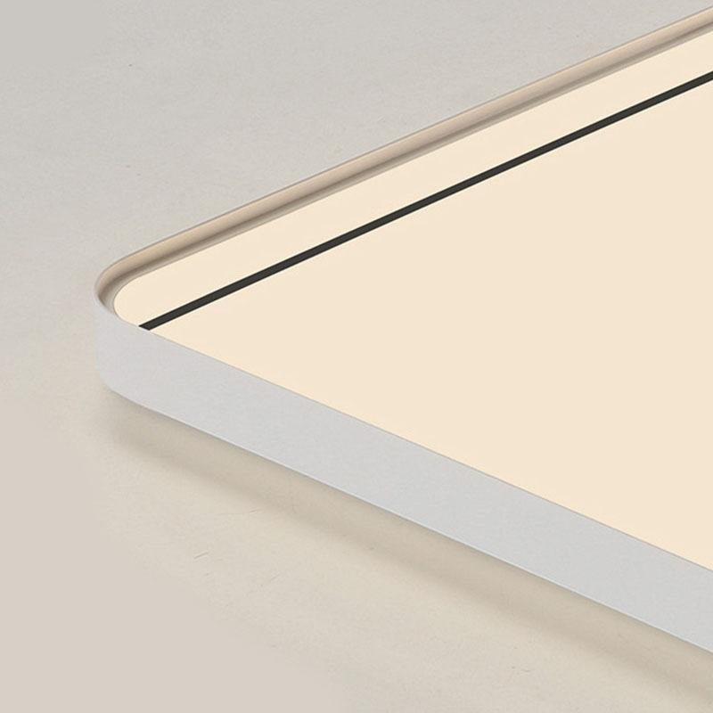 Square Flush Mount Ceiling Light Modern LED Metal Light