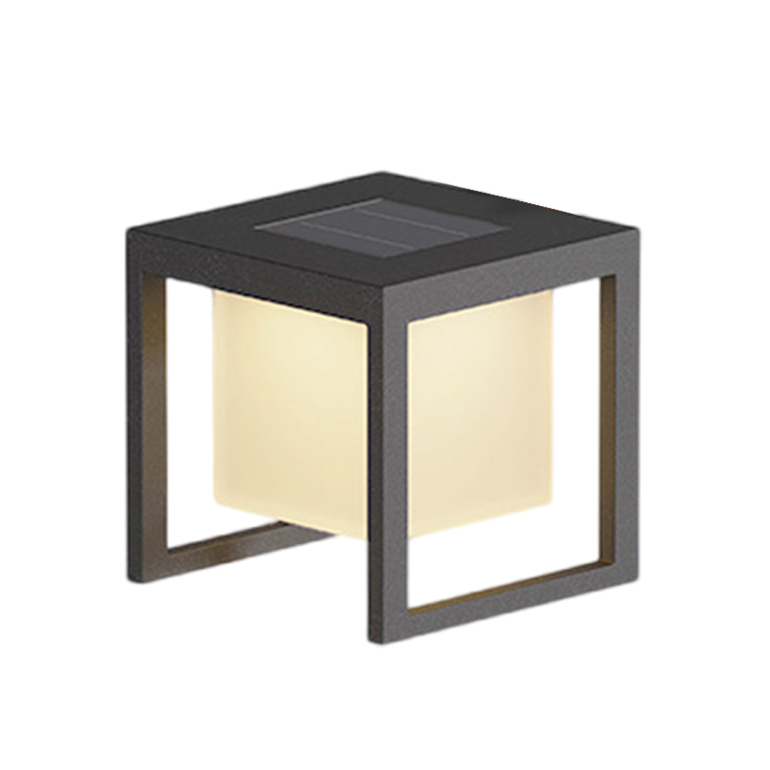 Multi-Functional Floor Lamps With Tables Solar-Powered