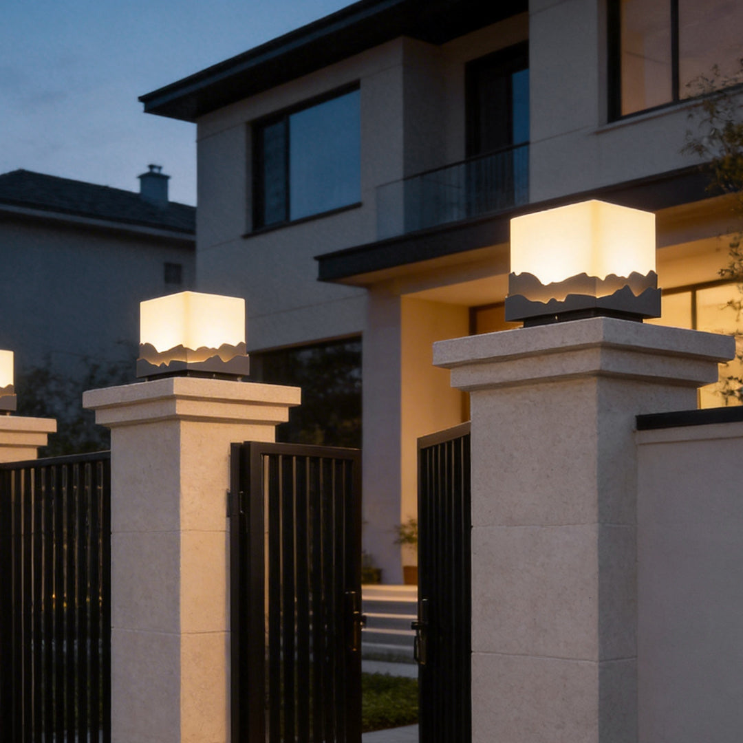Square Landscape Light LED Mountain Peak Decorative Light