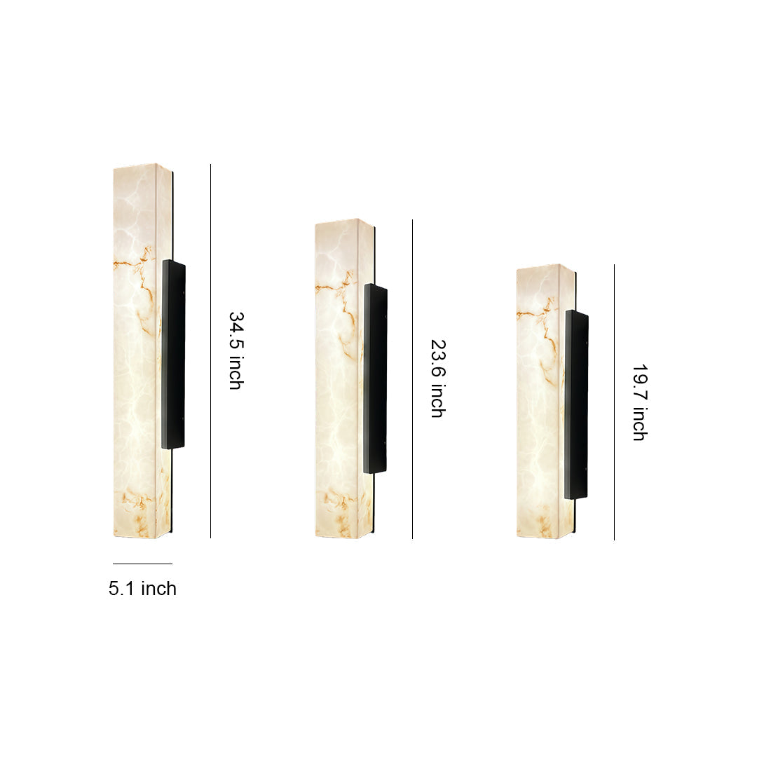 Square Outdoor Wall Lights LED Cloud Stone Waterproof Lamp