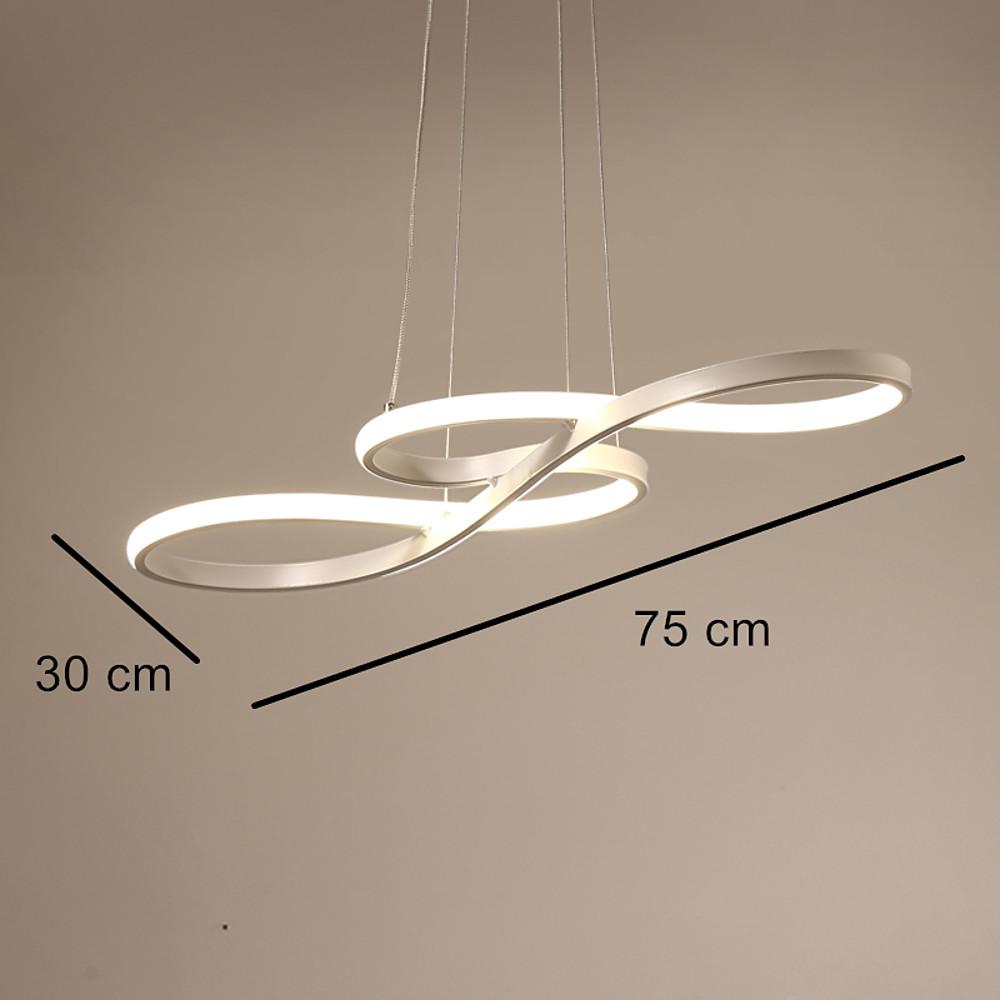 Geometric Design Semi Flush Chandeliers Metal Silica Gel Ceiling Lights