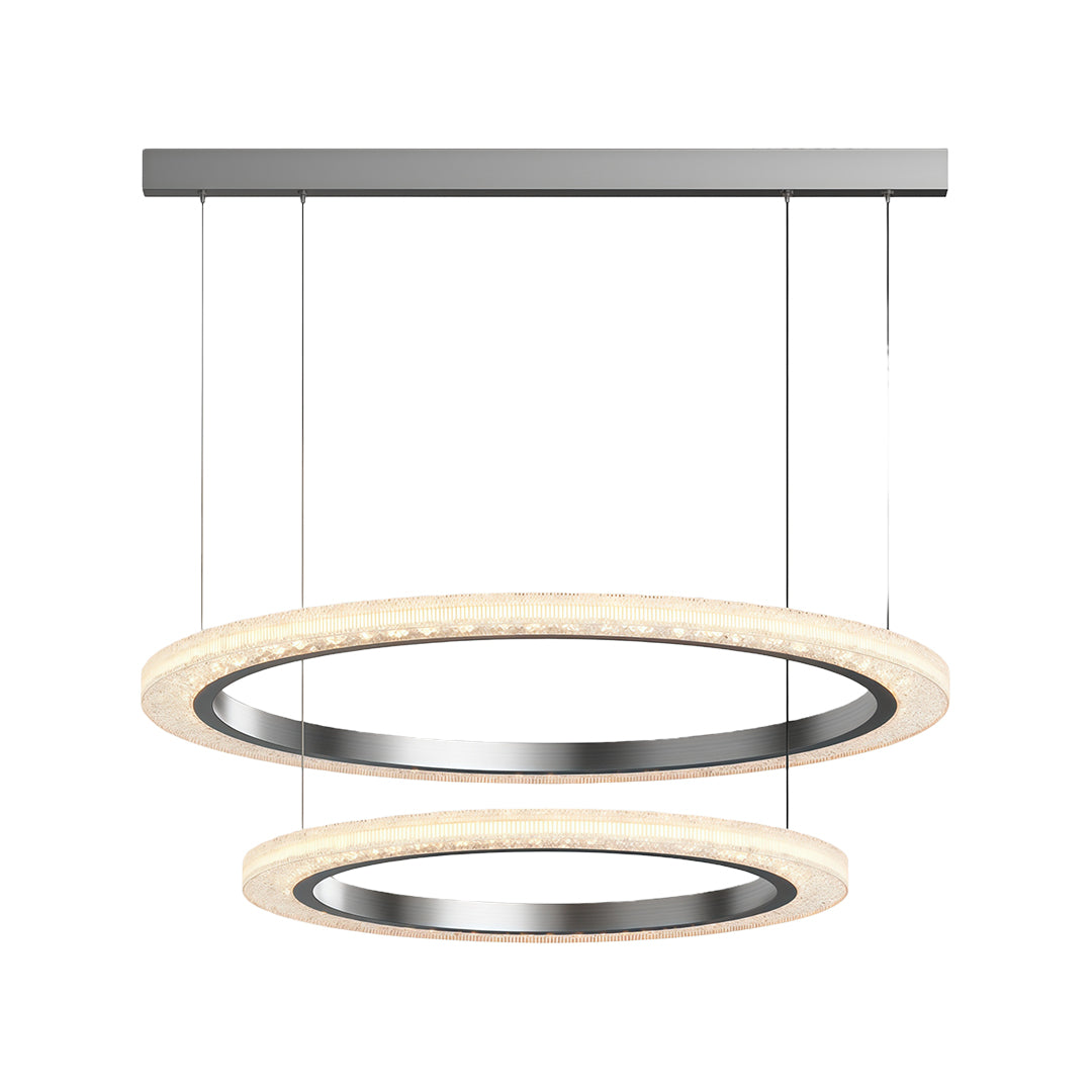 Round Modern Chandelier Minimalist Acrylic Ceiling Light