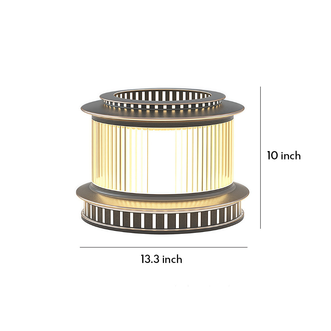 Stainless Steel Pillar Lights Modern Minimalist LED Light