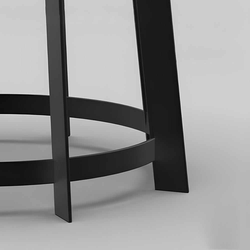 Stainless Steel Round Stool Solar Light Dual-Purpose Outdoor LED Fixture
