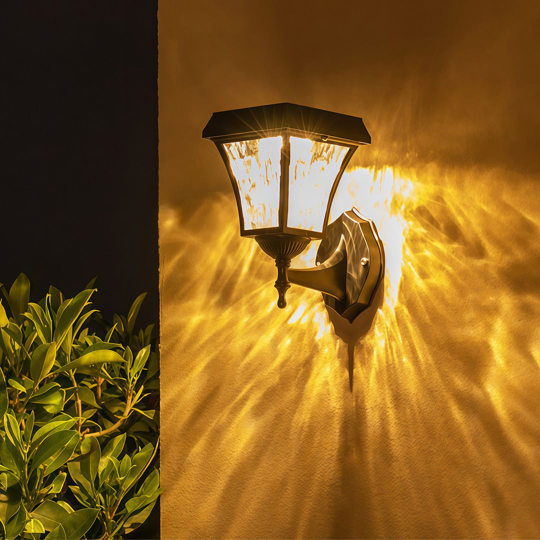 Solar Outdoor Sconce Lights Waterproof Garden Light