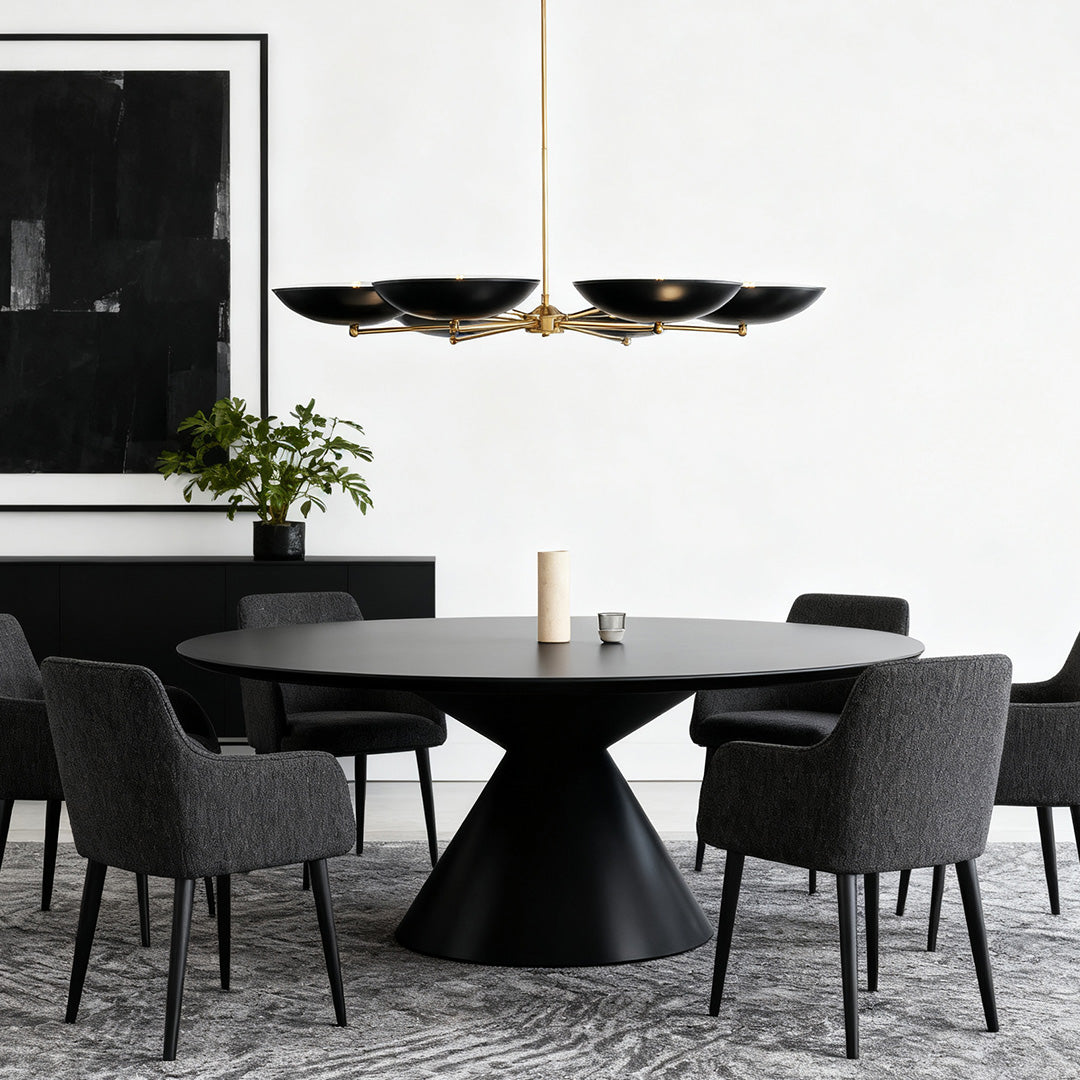Black and Gold Chandeliers Contemporary Stylish Vintage Ceiling Light