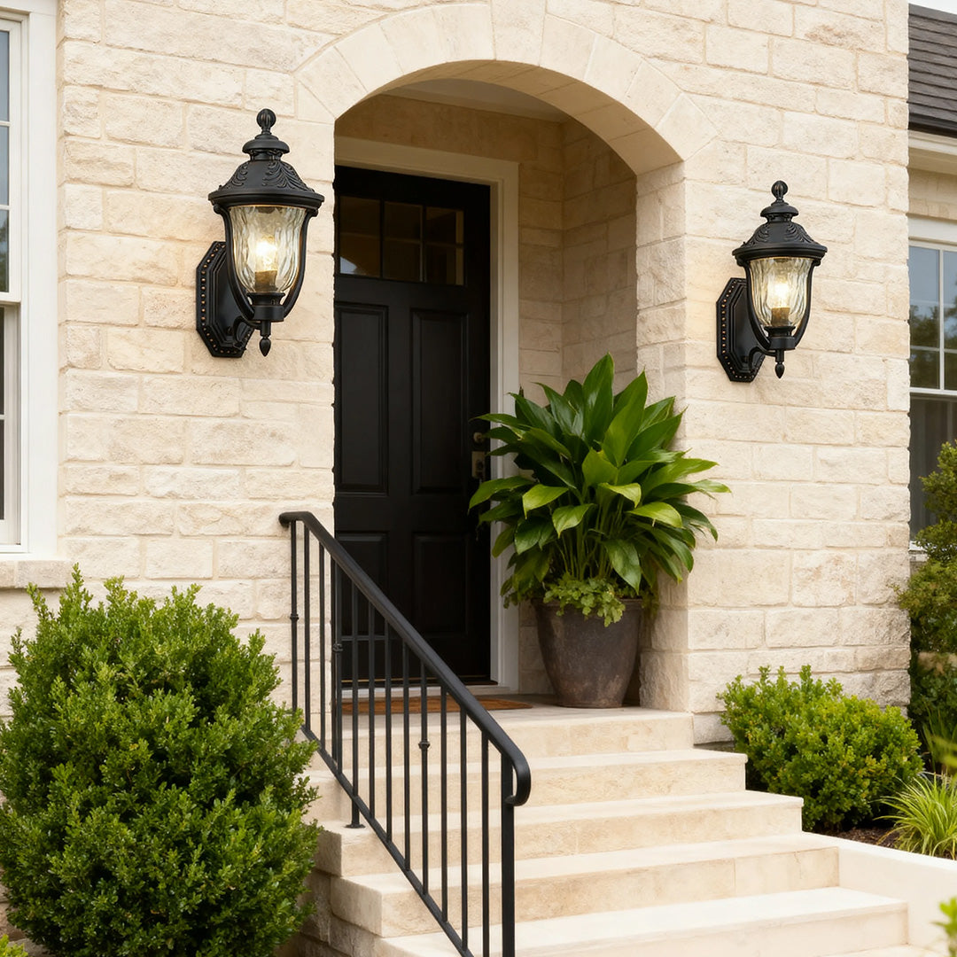 Outdoor Wall Light Waterproof Coffee Rust-Proof Aluminum Lamp
