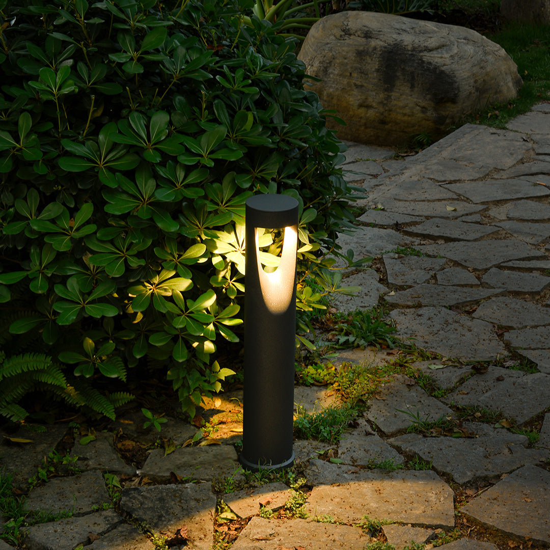 Outdoor LED Bollard Landscape Light Minimalist Art Nouveau Path Light