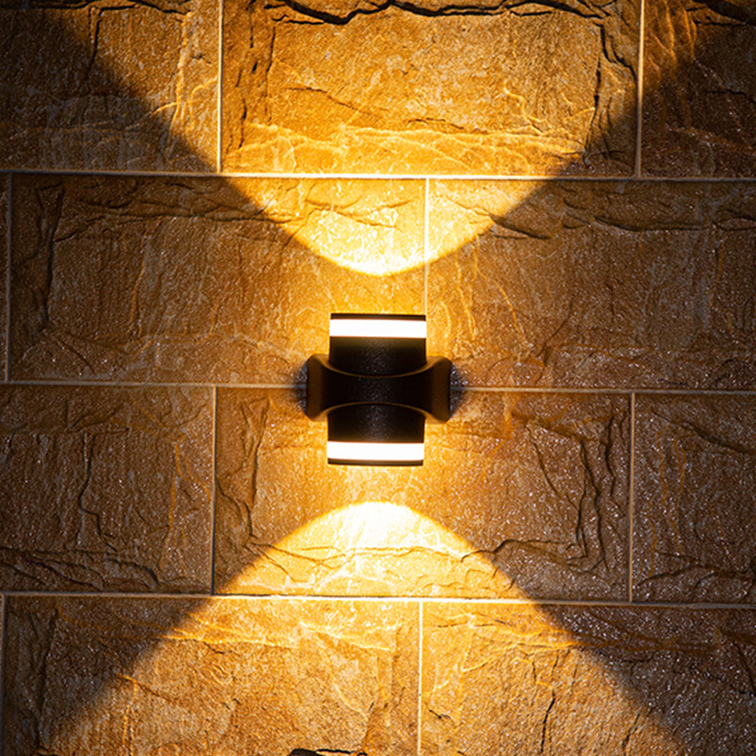 Modern Black Outdoor Wall Lights LED Waterproof