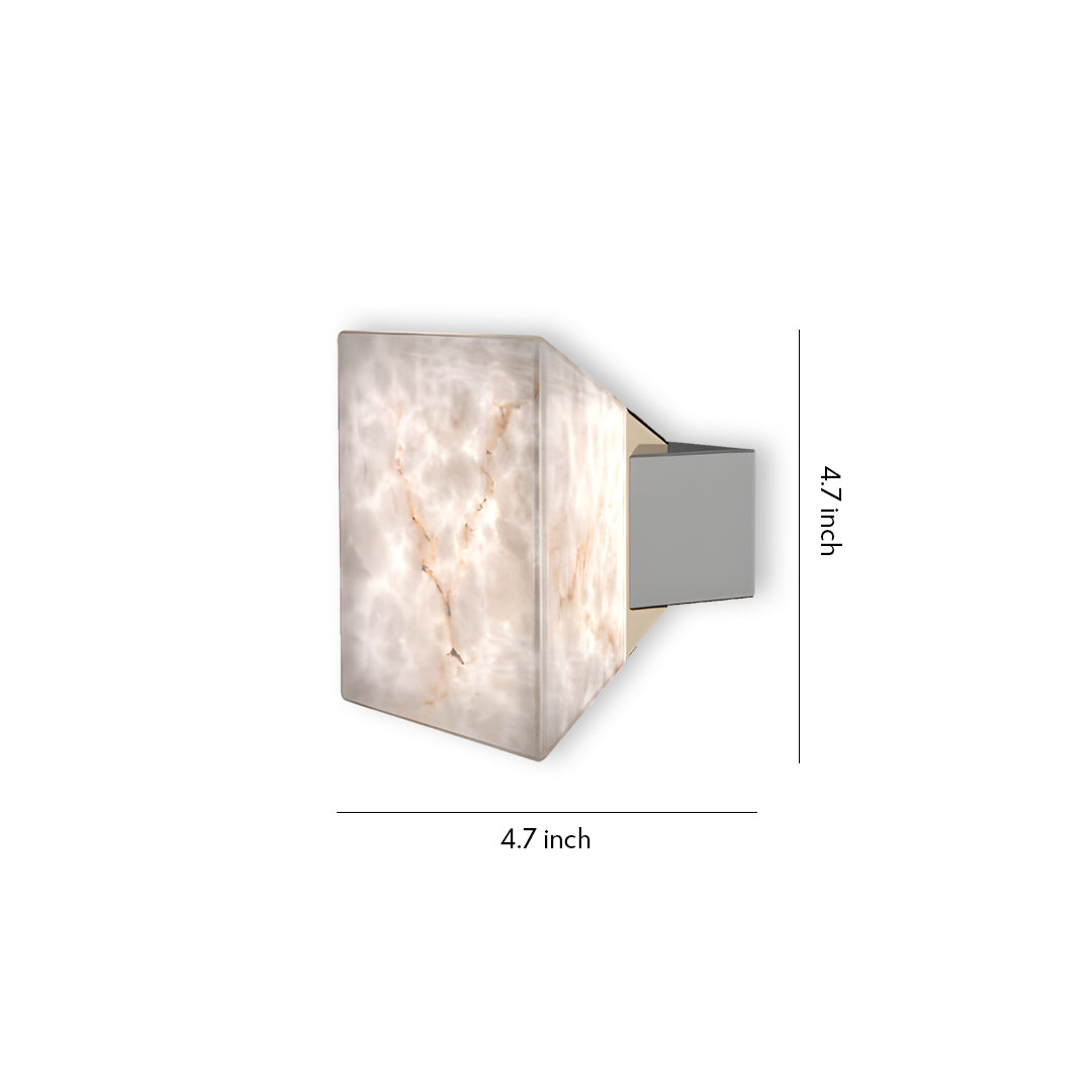 Stone Wall Sconce Lighting Modern Metal Aluminum Lamp