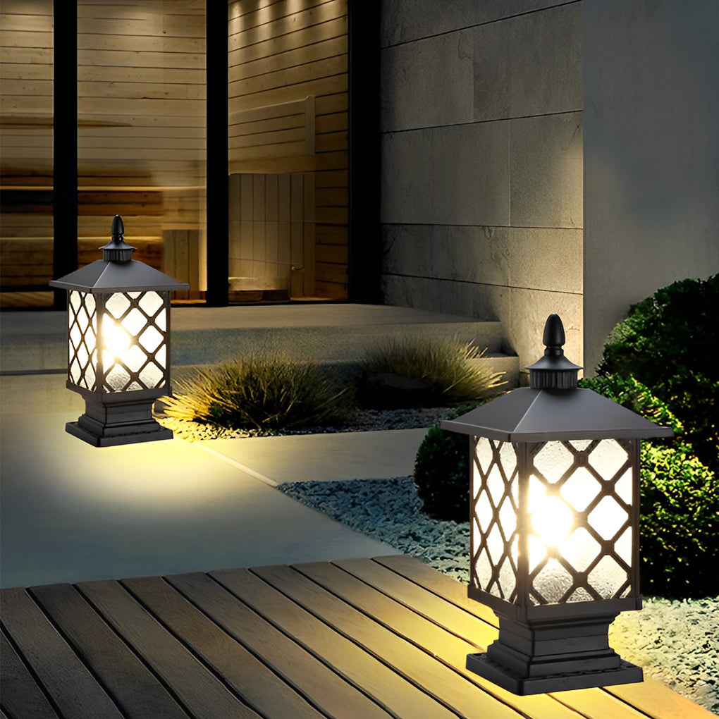 Street Light Pillar Retro Creative Waterproof Modern Outdoor Light
